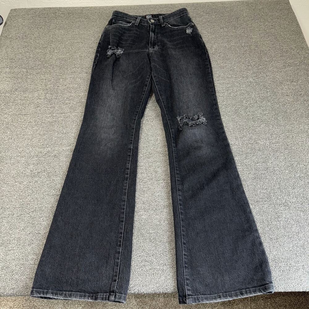 BDG URBAN OUTFITTERS | Black wide leg flare jean